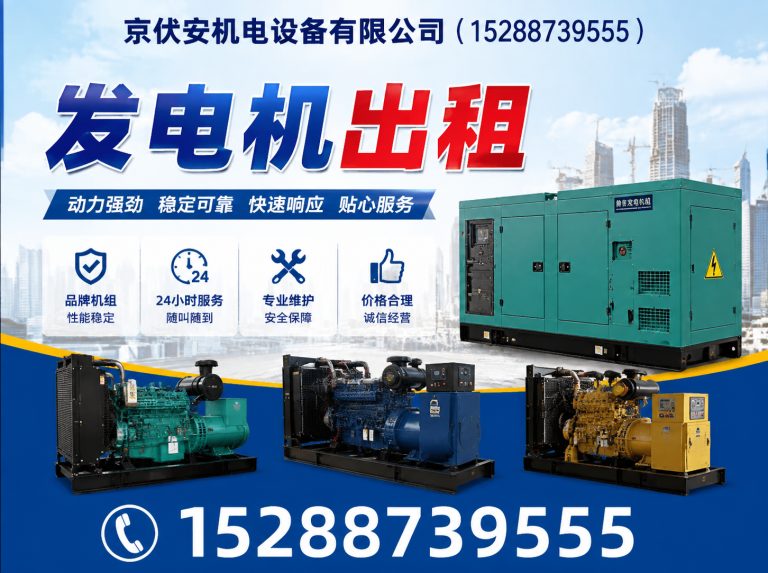 广州静音发电车租赁展示图