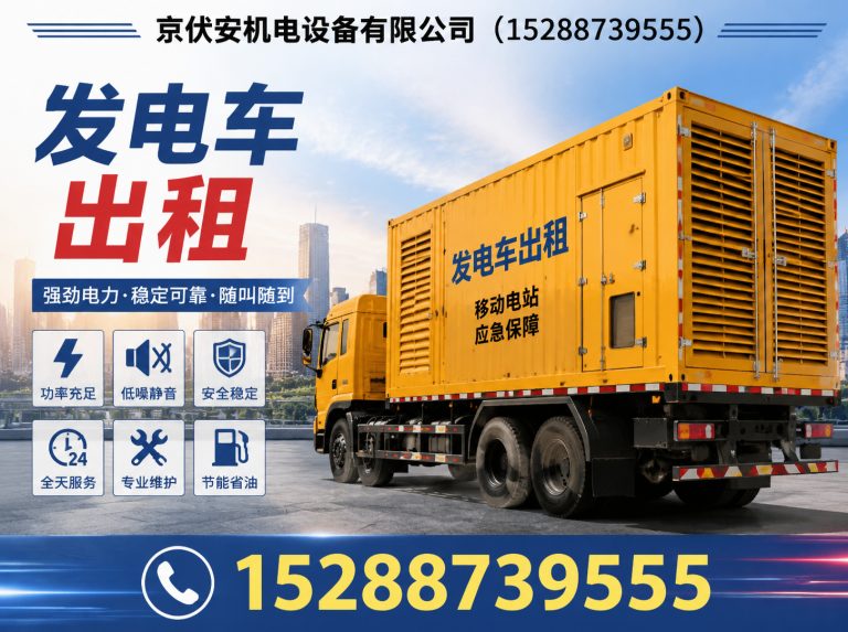广州发电机租赁展示图