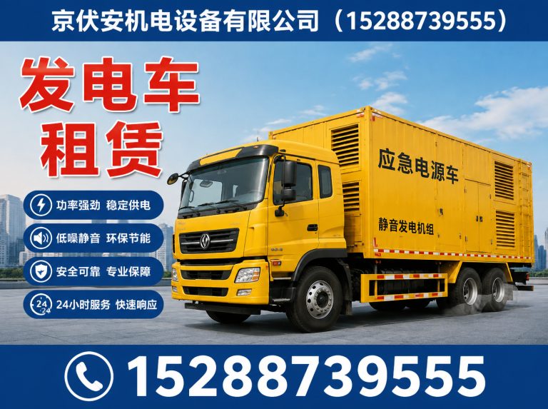 广州发电车租赁展示图